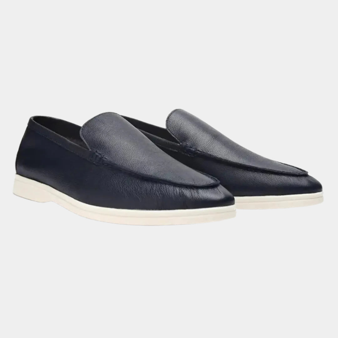 Luxurious Cowhide Leather Loafers