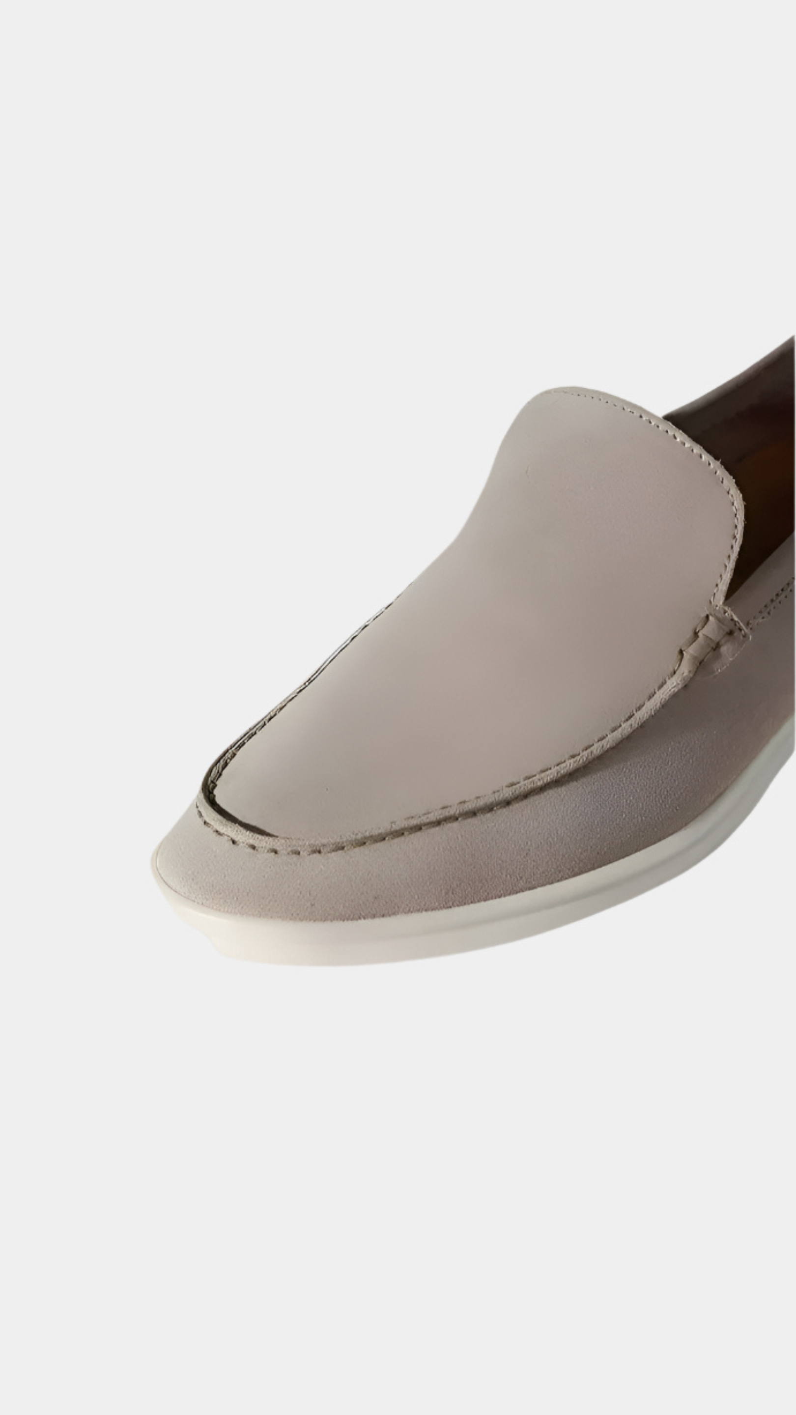 Light Grey Luxury Loafers