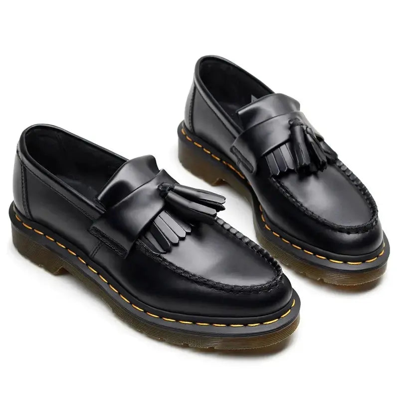 Sophisticated Black Leather Loafers