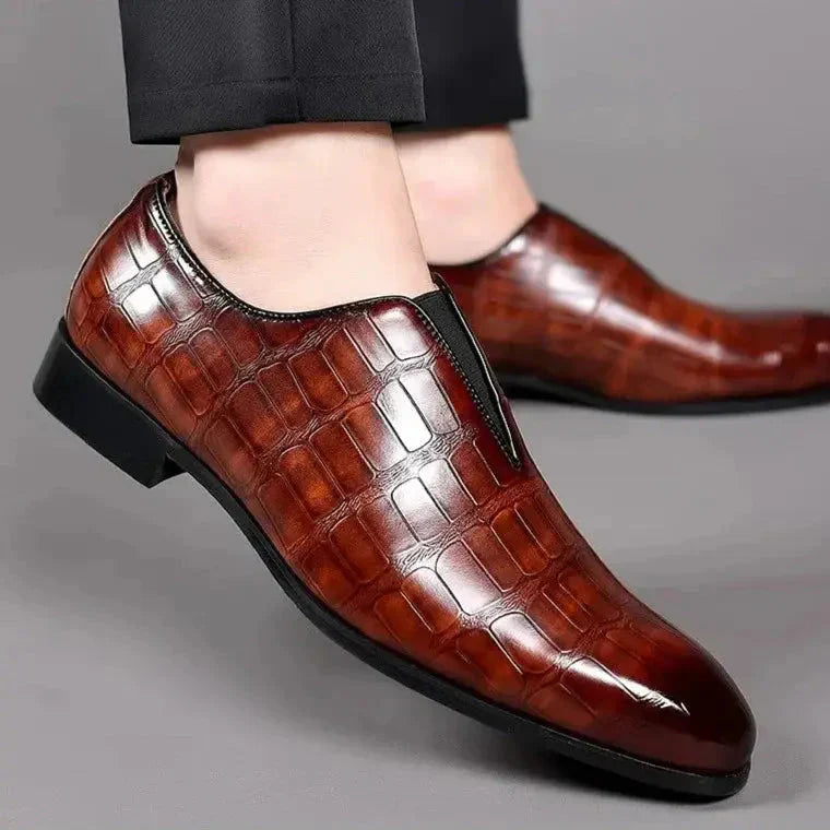 Sovereign Leather Slip-Ons