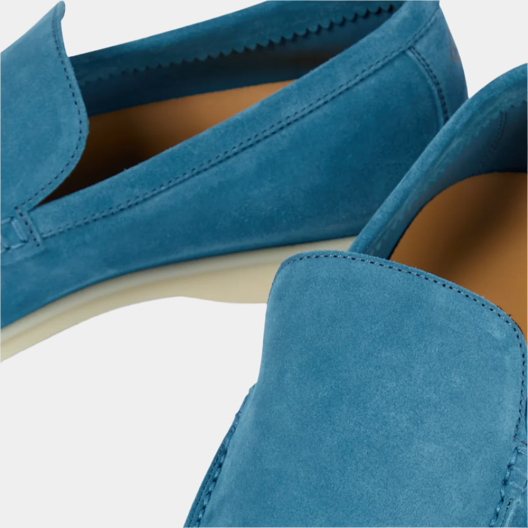 Baby Blue Luxe Loafers