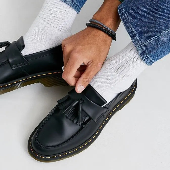 Sophisticated Black Leather Loafers